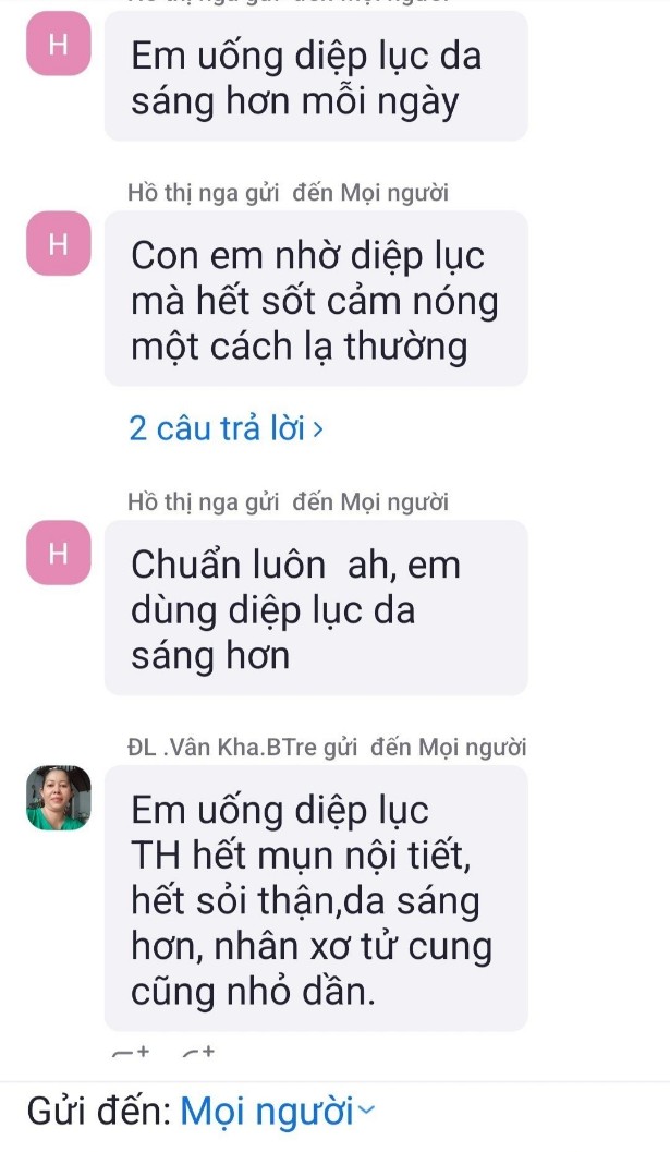 Hỏi đáp, đánh giá Diệp lục TH Health (Chlorophyll UIE PLUS) có tốt không? 22 Diệp lục TH Health giúp da sáng dần và mịn màng