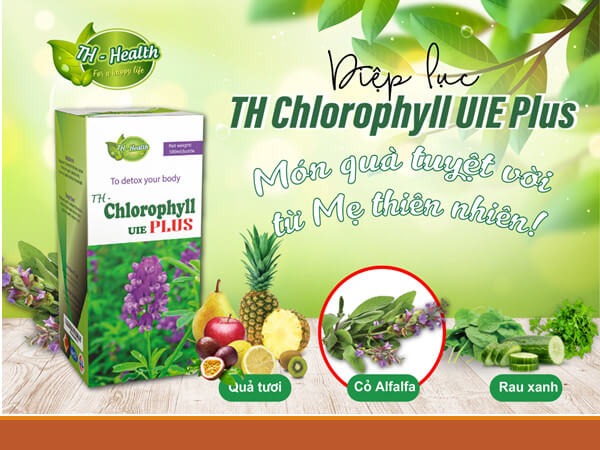 Thuc pham bao ve suc khoe TH Chlorophyll UIE PLUS - Tổng Kho MLM | Amway | Herbalife | Unicity | Droppii Biz