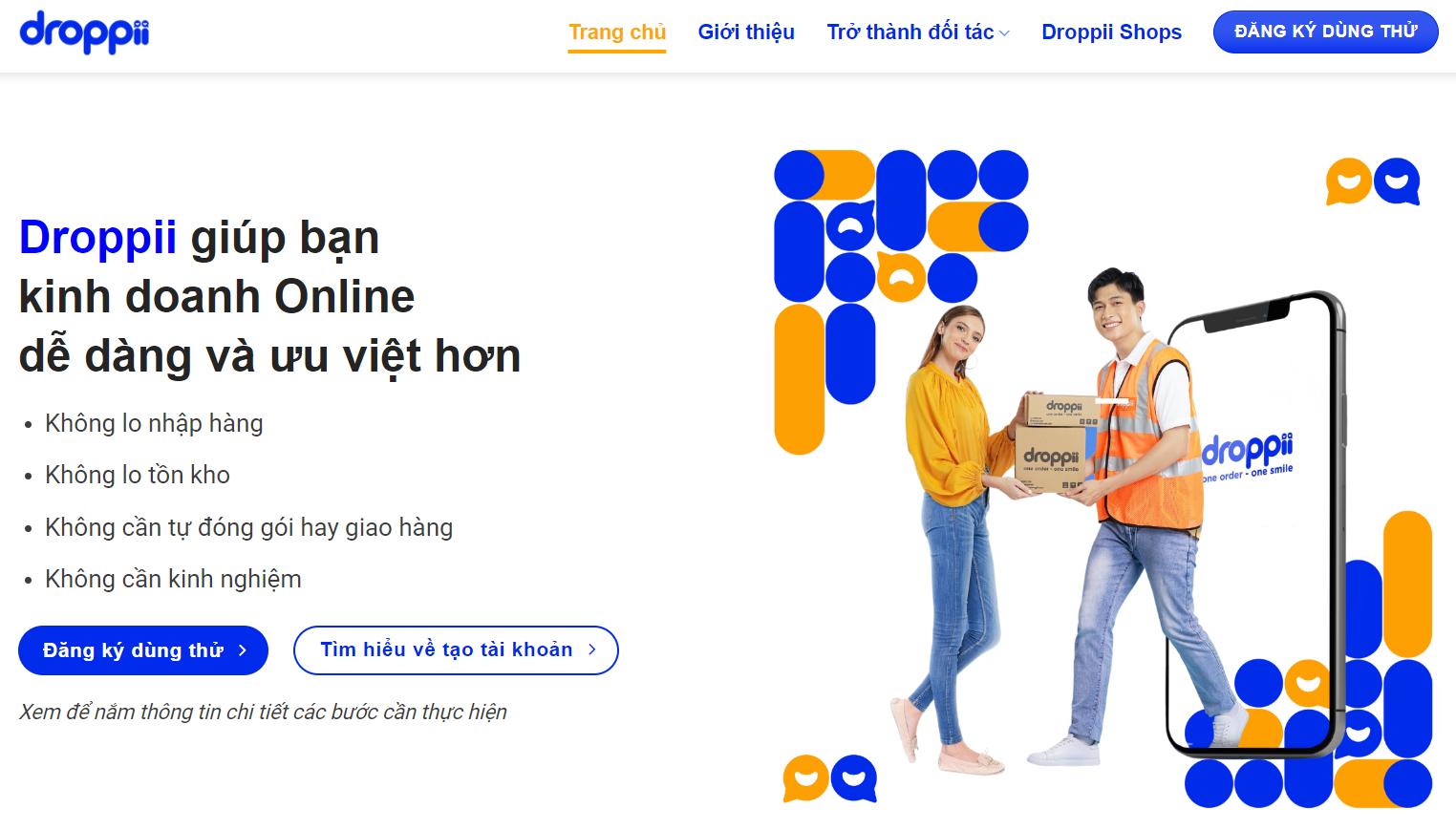 Hướng dẫn Đăng Ký Làm Đại Lý Droppii, Cộng tác viên kinh doanh không cần vốn 10 Hướng dẫn đăng ký làm đại lý Droppii chính thức 2023