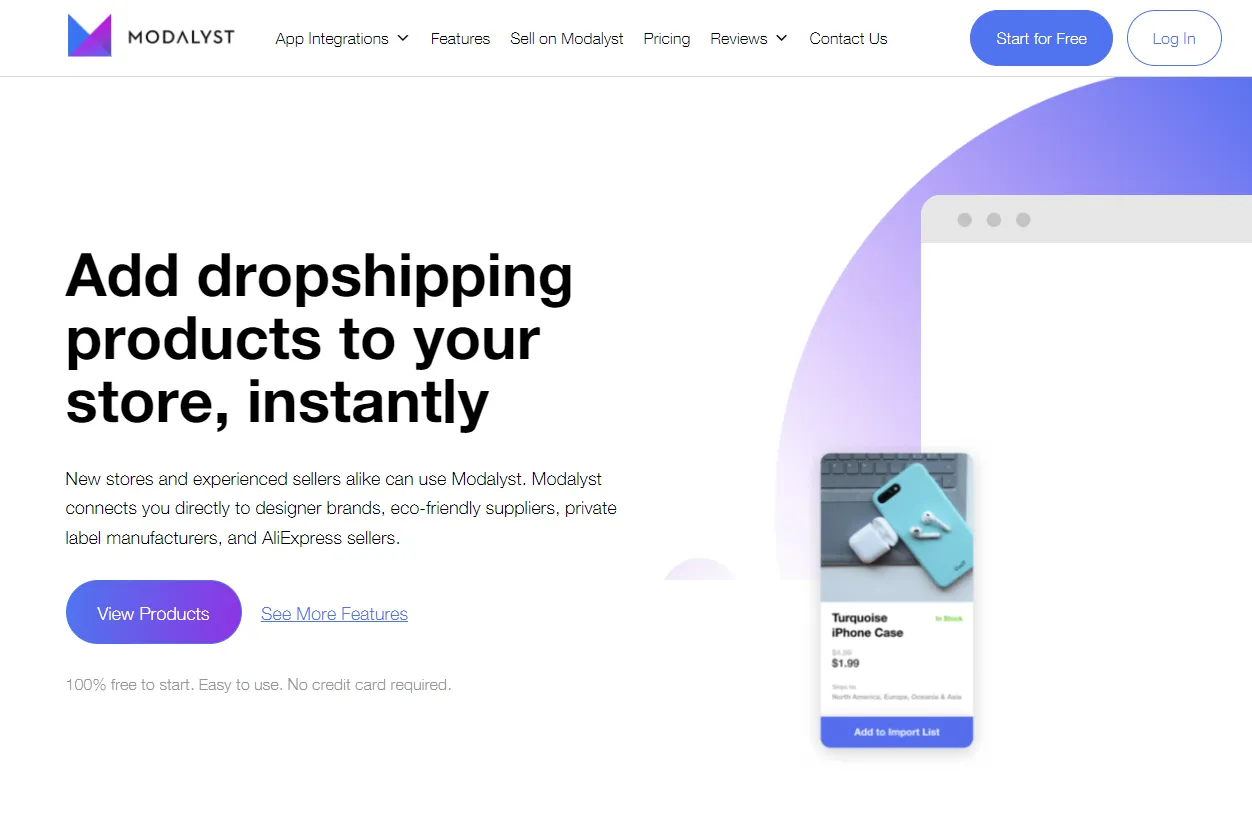 TOP 14 mô hình Dropshipping Việt Nam và nước ngoài uy tín nhất 2023 39 Modalyst
