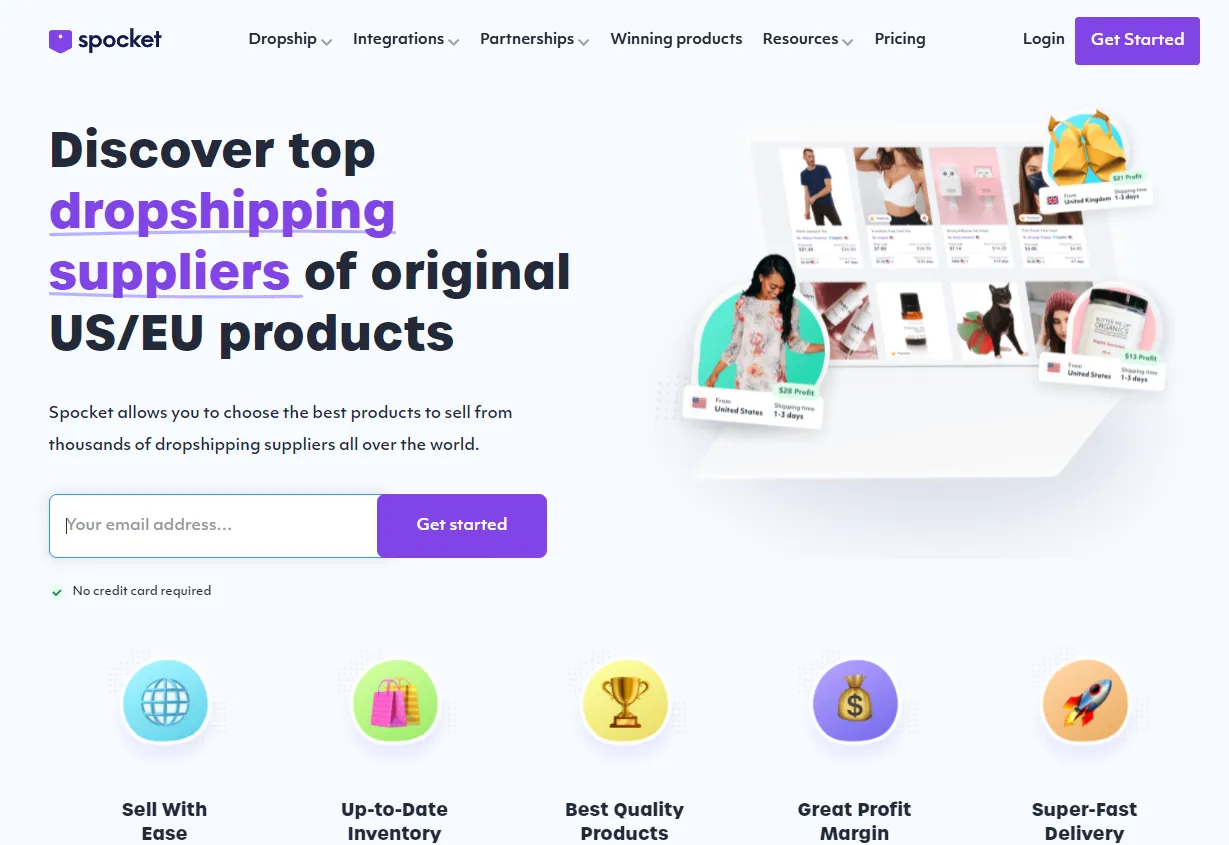 TOP 14 mô hình Dropshipping Việt Nam và nước ngoài uy tín nhất 2023 30 Spocket
