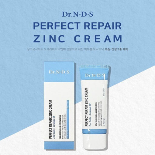 Kem phục hồi kẽm Dr. NDS Perfect Repair cream Zinc Oxide 2% + CERAMIDE NP chính hãng giá rẻ - Droppii
