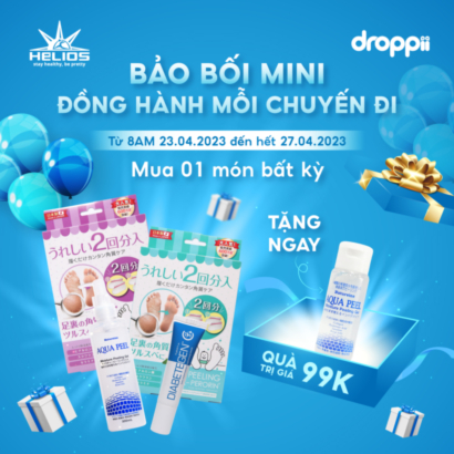 Mua sản phẩm Helios bất kì tặng gel tẩy tế bào chết Natureine Aqua Peel 30ml 3 Mua sản phẩm Helios bất kì tặng gel tẩy tế bào chết Natureine Aqua Peel 30ml - Khuyến mãi NATUREINE - Helios