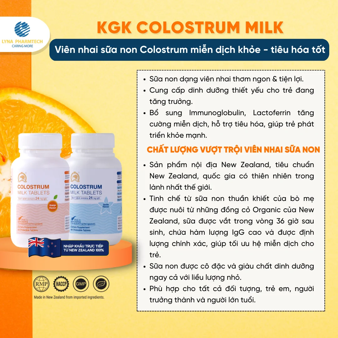 Về công ty Lyna Pharmtech - Công ty All Green Limited - Kiwi Golden Kiwi 29 KGK Colostrum Milk - Viên nhai sữa non miễn dịch khỏe tiêu hóa tốt - Lyna Pharmtech
