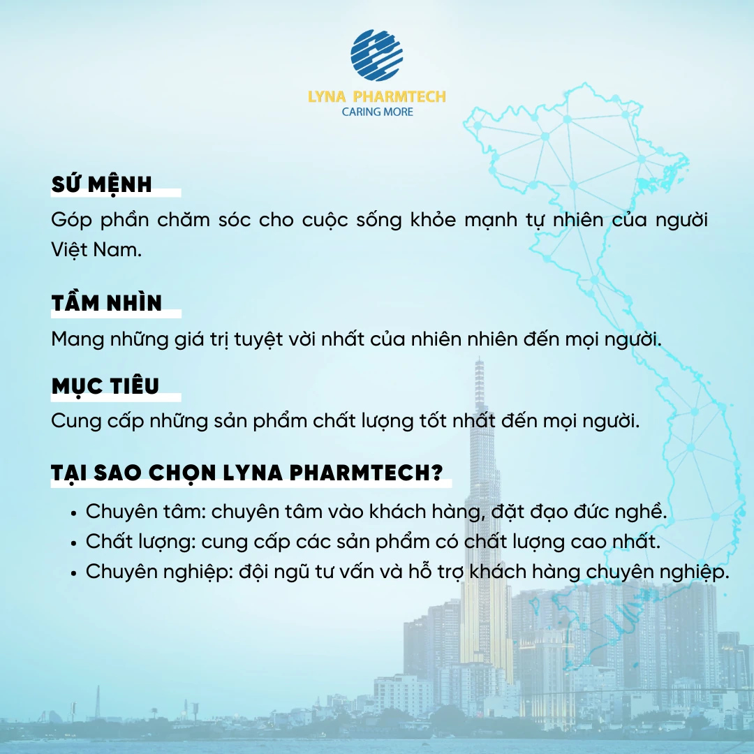 Về công ty Lyna Pharmtech - Công ty All Green Limited - Kiwi Golden Kiwi 17 Sứ mệnh, tầm nhìn, mục tiêu, tại sao chọn Lyna Pharmtech - Droppii