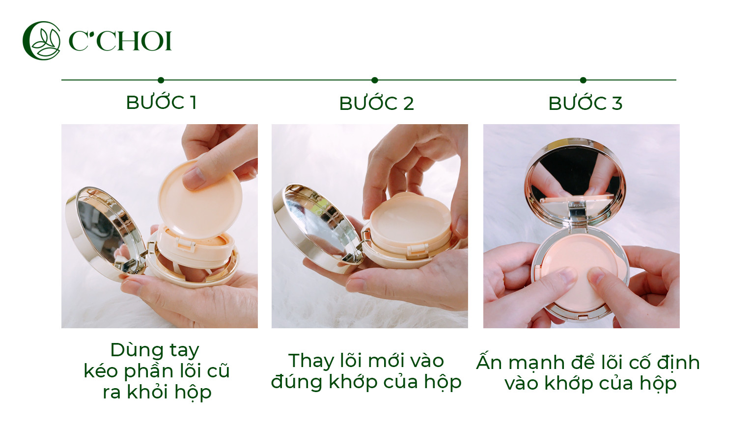 hdsd lc3b5i cushion - Tổng Kho MLM | Amway | Herbalife | Unicity | Droppii Biz