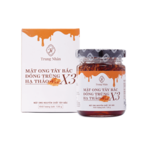 Mật Ong Tây Bắc Đông Trùng Hạ Thảo X 3 120g - Nền Trắng - 01-min (1) (1)