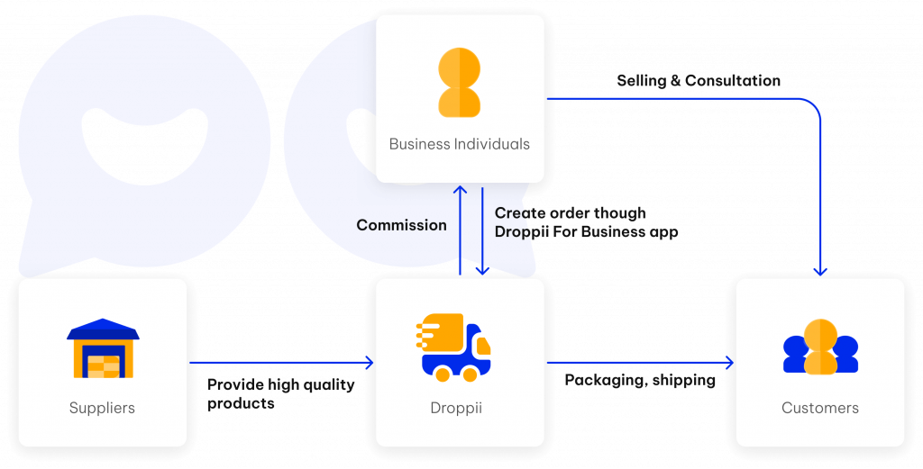 The Droppii dropshipping model